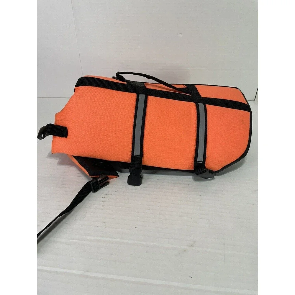 Outward Hound Pet Gear Life Jacket, Orange, Medium Adjustable